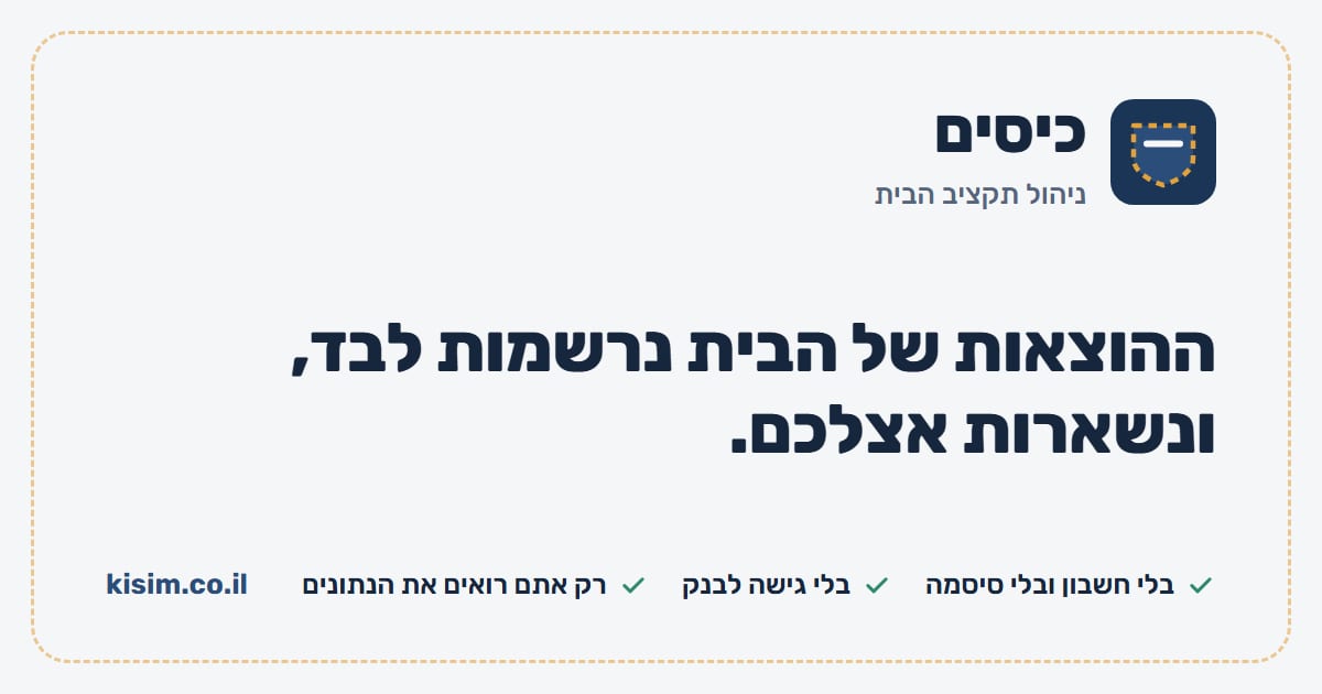 צילום מסך של כיסים